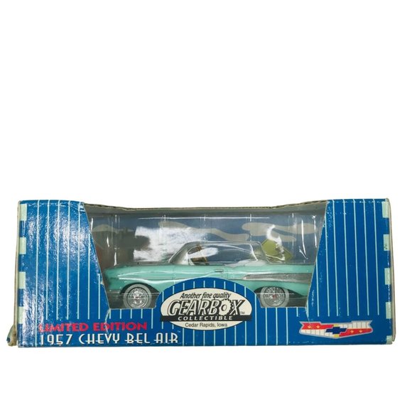Gearbox 1997 Vintage 1957 Chevy Bel Air Convertible Serial #04296 Pedal Car New - Picture 2 of 11